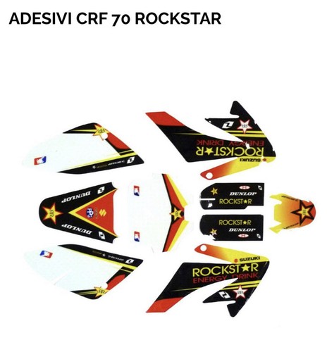 Kit grafiche adesivi - adesivi, rockstar