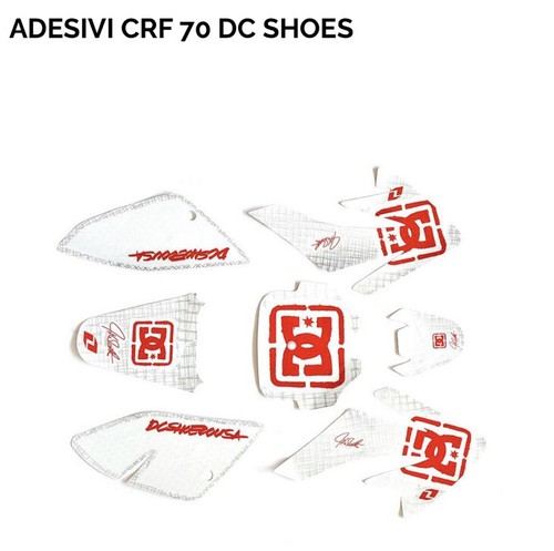 Kit grafiche adesivi shoes - adesivi, dc