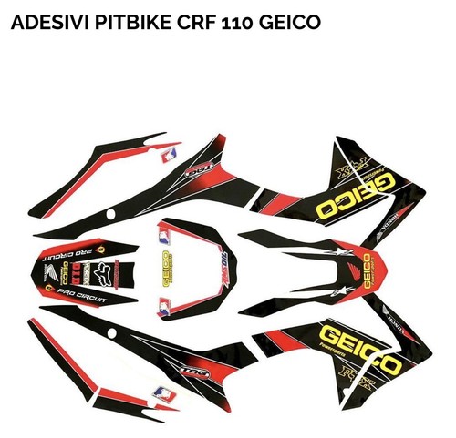 Kit grafiche adesivi - adesivi, geico